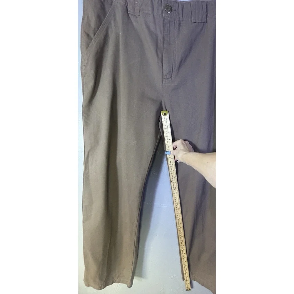 Men's Scottevest Tec Khaki Chino Pants Tan Size 40x34 100% Cotton